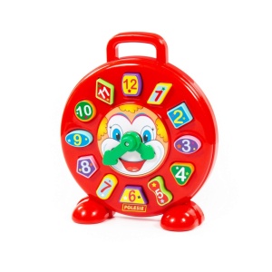 Ceas educativ+forme - Clown, 26x7x30 cm, Polesie - Img 2