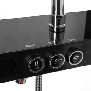 Coloana Dus Afisaj LCD Inox Negru Argintiu SJG/003 - Img 3