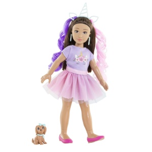 COROLLE SET UNICORN PAPUSA LUNA 28CM - Img 3