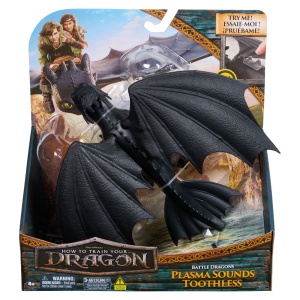 CUM SA ITI DRESEZI DRAGONUL LUPTA DRAGONILOR FIGURINA DRAGON TOOTHLESS 26.5 CM - Img 1