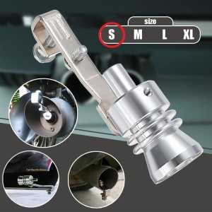 Fluier din aluminiu pentru toba marime S, compatibil cu motoare intre 1000 - 1600 cc - Img 1