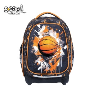 Ghiozdan anatomic BASKETBALL, 39x33x18 cm - S-COOL - Img 1