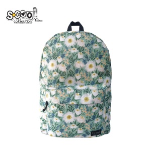 Ghiozdan CLASSIC, FLOWERS, 43x30x16 cm - S-COOL - Img 1