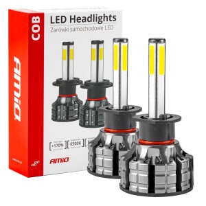 Instalatie LED COB 2Side AMiO, compatibil H1, destinat competitiilor auto sau off-road - Img 1