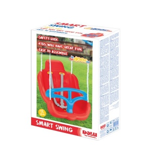 Leagan cu spatar, rosu, 49x40x25cm - Dolu - Img 2