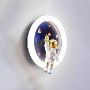 Lustra LED ASTRONAUT 51W, lumina Rece/Calda/Neutra, Alb Albastru - Img 2
