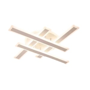 Lustra LED cu telecomanda SHAWN 85W, Liniara, lumina Rece/Calda/Neutra, Dimabila, Alb - Img 2