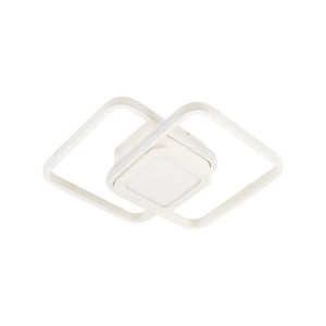 Lustra LED DUOFORM 36W, 3 Patrate, lumina Rece/Calda/Neutra, Alb - Img 3