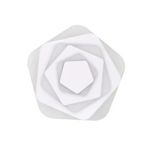 Lustra LED SIENA 28W, Diametru 23cm, lumina Rece/Calda/Neutra, Alb - Img 3