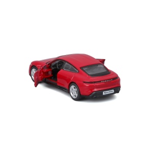 MAISTO MASINUTA METALICA SPEED ICONS PORSCHE TAYCAN TURBO S ROSU SCARA 1 LA 64 - Img 4
