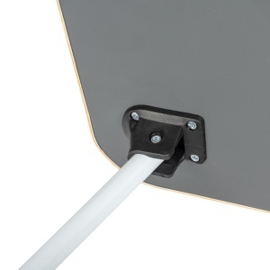 Masa pentru Laptop plianta din MDF, dimensiune 60 x 39,5 cm, cu suport pahar si telefon - Img 5