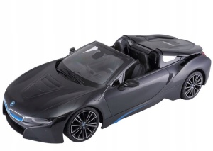 MASINA CU TELECOMANDA BMW I8 NEGRU SCARA 1 LA 12 - Img 1