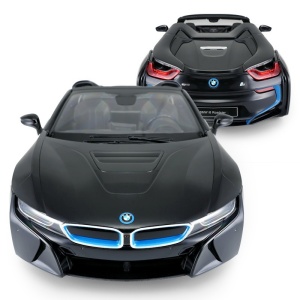 MASINA CU TELECOMANDA BMW I8 NEGRU SCARA 1 LA 12 - Img 3