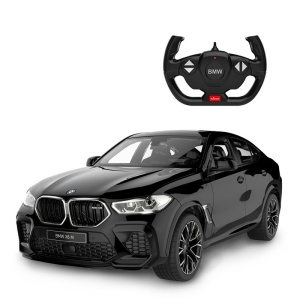 MASINA CU TELECOMANDA BMW X6 M NEGRU SCARA 1 LA 14 - Img 2
