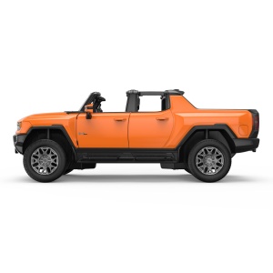 MASINA CU TELECOMANDA GMC HUMMER EV PORTOCALIU SCARA 1 LA 16 - Img 3