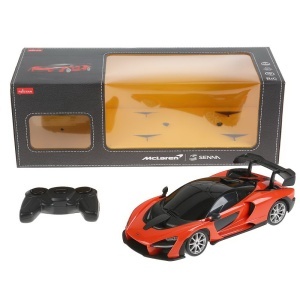 MASINA CU TELECOMANDA McLAREN SENNA PORTOCALIU CU SCARA 1 LA 18 - Img 2