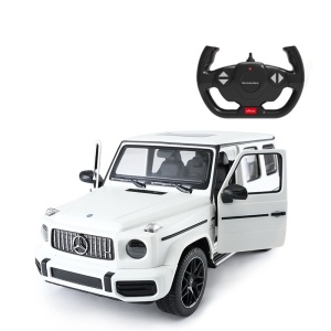 MASINA CU TELECOMANDA MERCEDES-BENZ G63 ALB SCARA 1 LA 14 - Img 1