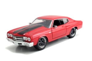 MASINUTA METALICA FAST AND FURIOUS 1970 CHEVY CHEVELLE SCARA 1 LA 24 - Img 3