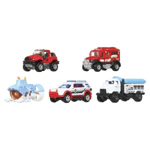 MATCHBOX SET 5 MASINUTE METALICE MBX MARINE RESCUE SCARA 1:64 - Img 3