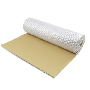 Material insonorizant auto cu strat din aluminiu, dimensiune 100cm x 100 cm x 6mm - Img 1