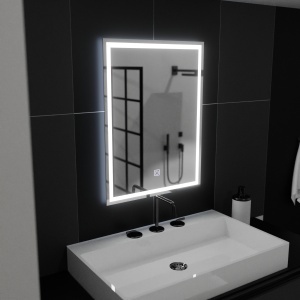 Oglinda LED Rectangulara, 50x70cm, FRAME Basic Touch - Img 1