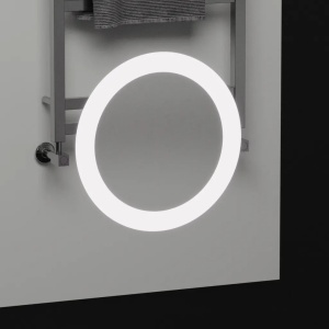 Oglinda LED Rectangulara, 60x80cm, Precision MotionGlow Marcello, Sistem Dezaburire, Ceas & Termometru, Lupa Cosmetica, Dimabila - Img 3