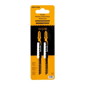 Panza fierastrau pendular pentru lemn, 100x75 mm Set 2 buc ROTOR RT244D - Img 2