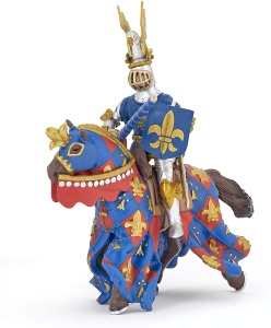 PAPO FIGURINA CAVALER CRIN ALBASTRU - Img 1