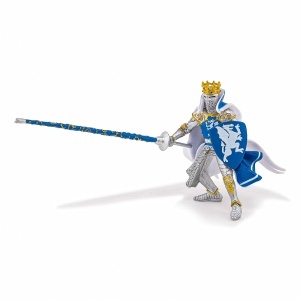 PAPO FIGURINA REGE CU BLAZON DRAGON albastru - Img 3