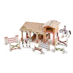 PAPO FIGURINA SET PONEY CLUB-BOXA CARTON+4 FIGURINE - Img 1