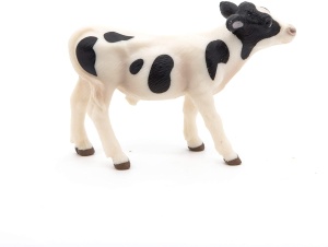 PAPO FIGURINA VITEL ALB CU NEGRU - Img 3