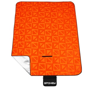 Patura picnic impermeabila 150x180 cm Spokey Picnic Apricot, captusita cu aluminiu - Img 1