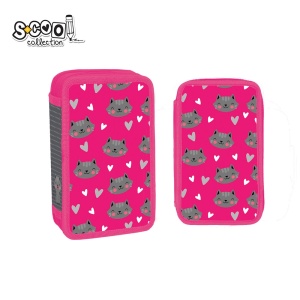Penar echipat, 2 fermoare, 29 piese, PURRFECT - S-COOL - Img 1