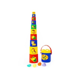 Piramida educativa+forme, 75 cm, Cavallino - Img 1