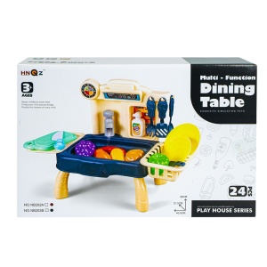 Play set bucatarie, cu baterii, 24 piese, 40.5x21.5x28 cm - Img 2