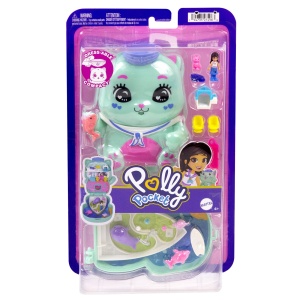POLLY POCKET SET GENTUTA ANIMALUT PISICUTA MARINAR CU ACCESORII - Img 1