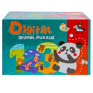 Puzzle din lemn, Cifre - Img 1
