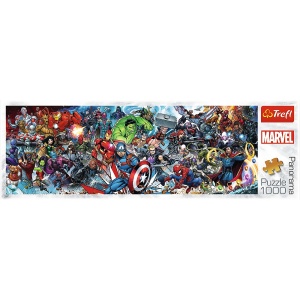 PUZZLE TREFL 1000 PANORAMA DISNEY MARVEL UNIVERSUL AVENGERS - Img 3