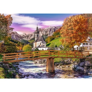 PUZZLE TREFL 1000 TOAMNA IN BAVARIA - Img 2