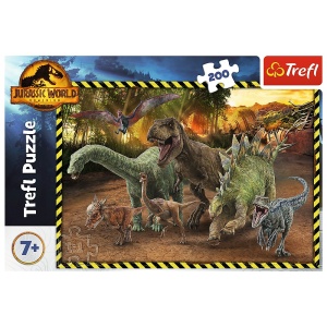 PUZZLE TREFL 200 JURASSIC WORLD IN PARCUL JURASSIC - Img 3