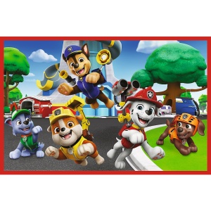 PUZZLE TREFL 2X24 PATRULA CATELUSILOR ZIUA AMUZANTA A CATELUSILOR - Img 3