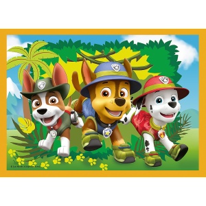 PUZZLE TREFL 4IN1 PATRULA CATELUSILOR - SARBATORILE - Img 3