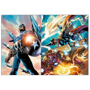 PUZZLE TREFL 4X250 AVENGERS MARVEL ZILE EROICE - Img 3