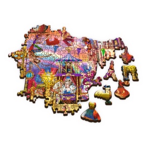 PUZZLE TREFL DIN LEMN 500+1 PIESE LUMEA MAGICA - Img 3
