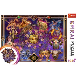PUZZLE TREFL SPIRAL 1040 PIESE SEMNE ZODIACALE - Img 3