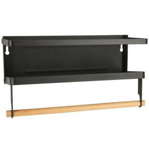 Raft magnetic de frigider 2in1, pentru condimente si prosop de bucatarie - Img 4