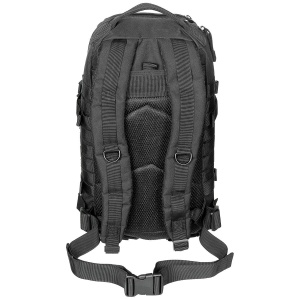 Rucsac modular Assault, 30 litri, multiple buzunare, compatibil sistem hidratare, negru MFH - Img 2