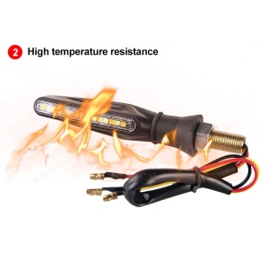 Set 2 lampi Semnalizare Moto SECVENTIALA, cu 2 functii, pozitie si semnalizare, 12V - Img 10