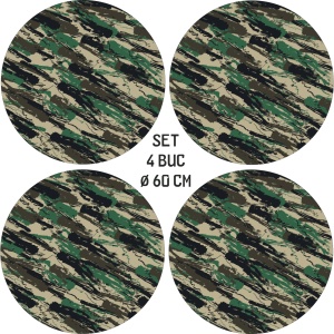 Set 4 Folii Imprimate Outdoor cu EcoSolvent, autoadezive, pentru decorarea jantelor auto, dimetru 60 cm, model FJT-19 - Img 4