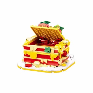 Set de constructie, 250 piese, Garfield si lasagne - Sluban - Img 2